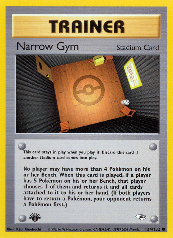 Gym Heroes Narrow Gym #124/132 first edition